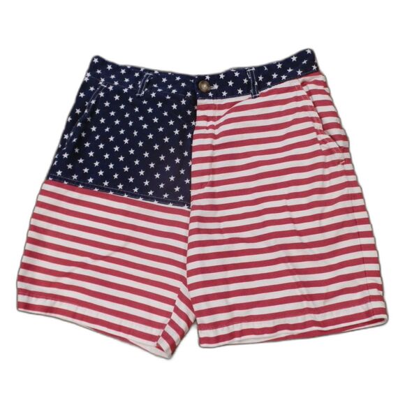 Chubbies Men's American Red White and Blue Shorts Size 32 - Picture 1 of 2